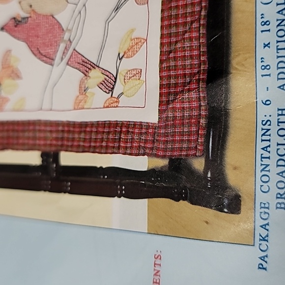 Jack Dempsey Needle Art Item 732 Pattern 378 Cardinals 18" Quilt Squares NIP - Picture 5 of 7